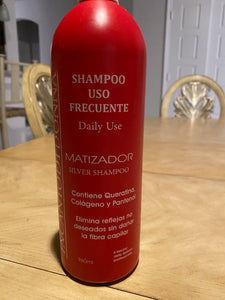 Silver Daily Use Shampoo Liter for Gueras/ Blonds/ Canosas